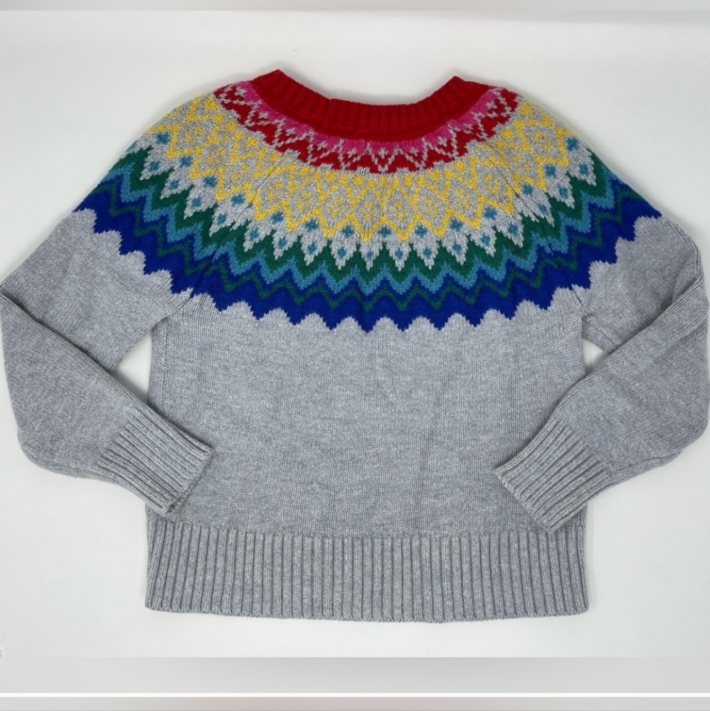 GYMBOREE: Fair Isle Rainbow Sweater, Size TBD